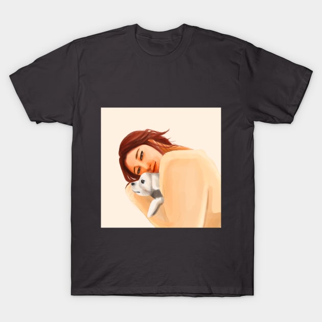 Cuddling Time T-Shirt by LEYUNART